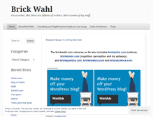 Tablet Screenshot of brickwahl.com